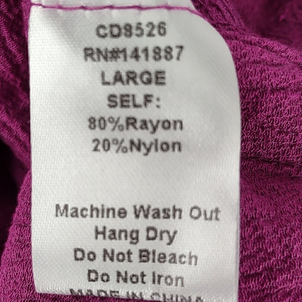 TCEC Women's Light Purple, Off The Shoulder Long Sleeve Midi Dress Size L - Picture 13 of 13